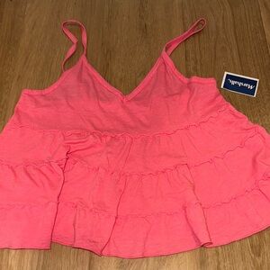 American Eagle Outfitters Orange Camisole with Spaghetti Straps